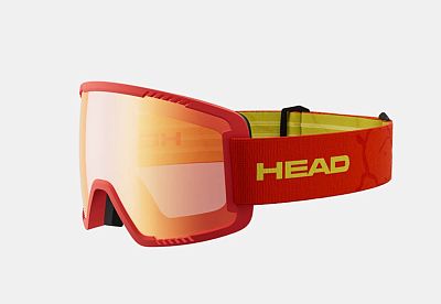 Превью Горнолыжная маска для переменной облачности Маска горнолыжная HEAD Contex Red/FMR Yellow/Red (394855)